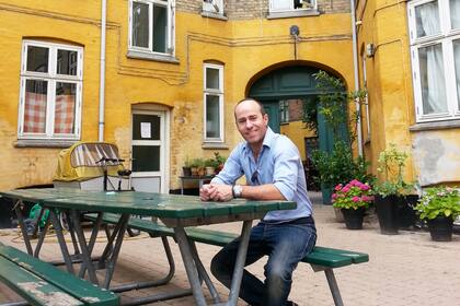 El argentino Pablo Moragrera, en Copenhague, Dinamarca.