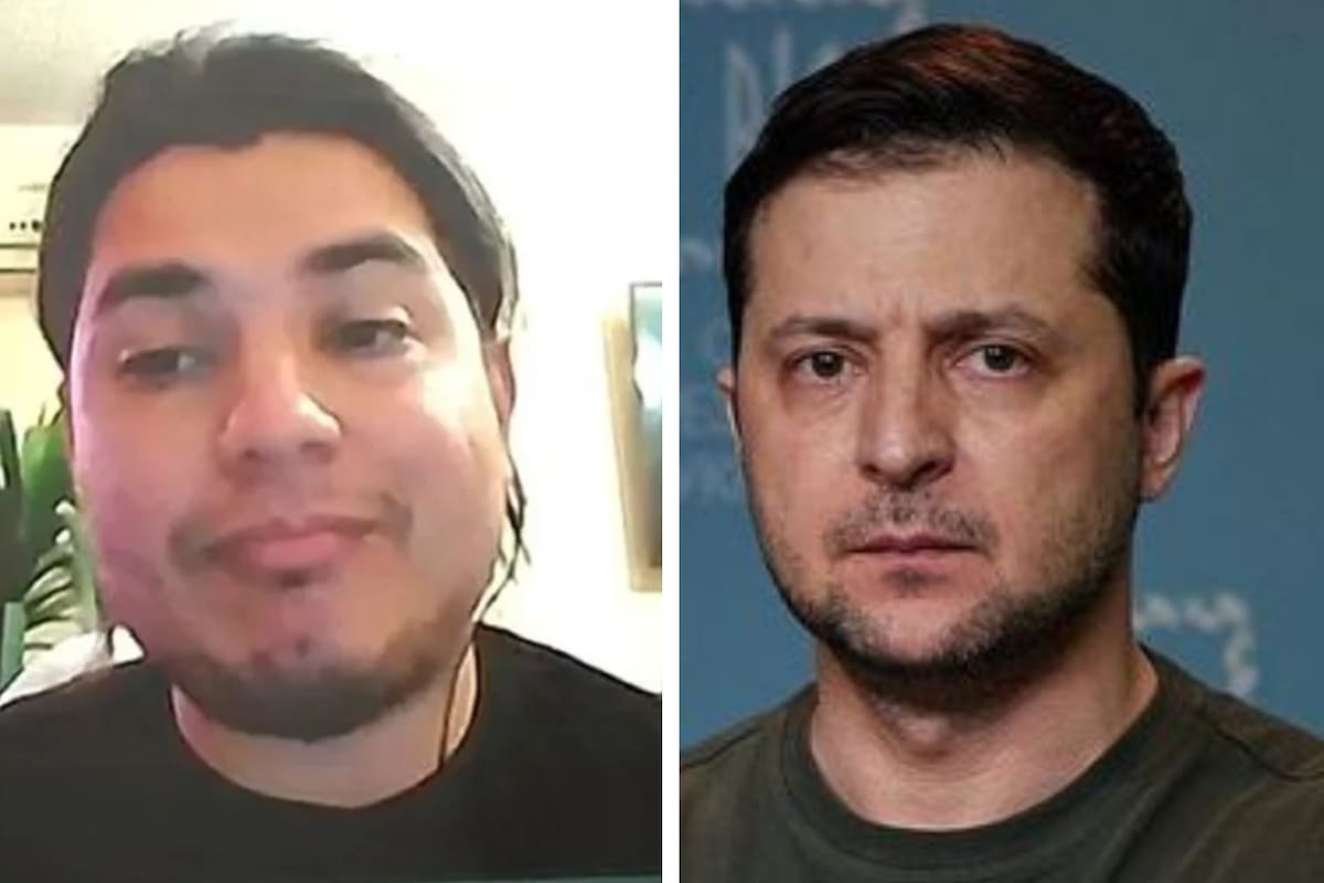 El argentino que vive en Ucrania criticó al presidente Vlodímir Zelenski por equipar con armamento a los delincuentes