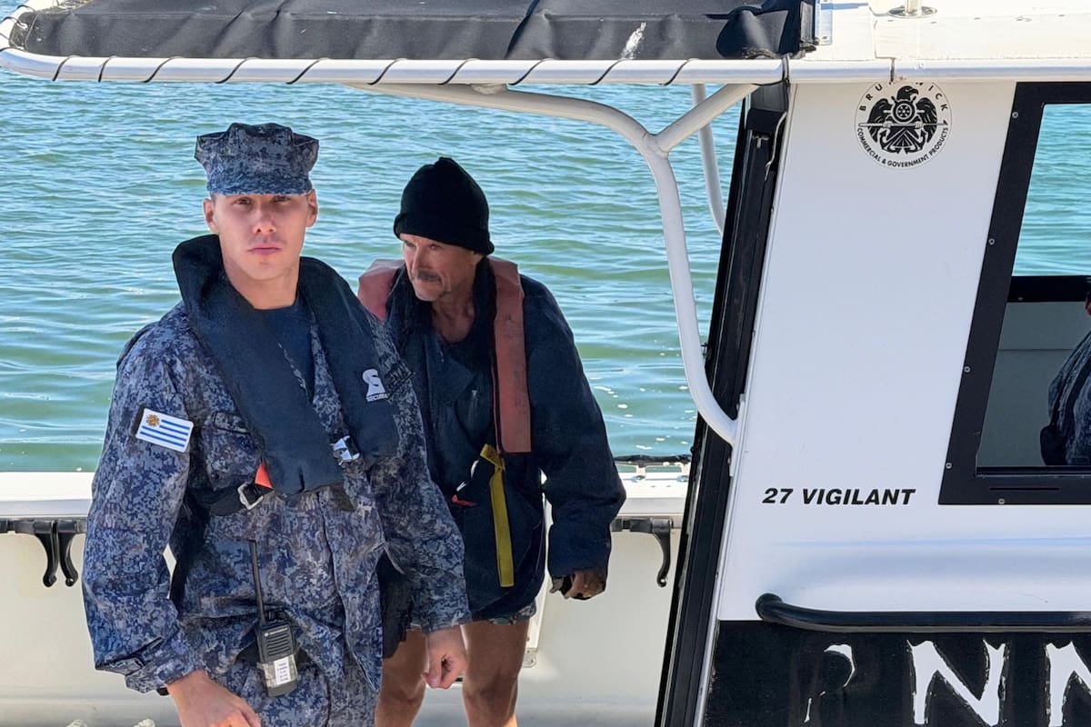 El argentino rescatado en Punta del Este