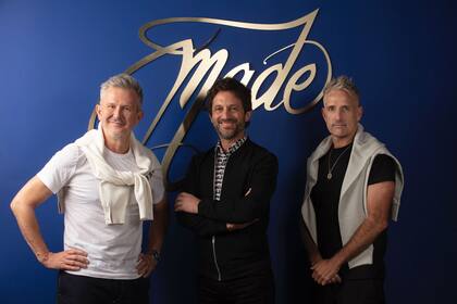 El argentino Santiago Olivera (centro) sumó como socios a los mexicanos Yosu Arangüena y Cristian Rocha, los fundadores de Made