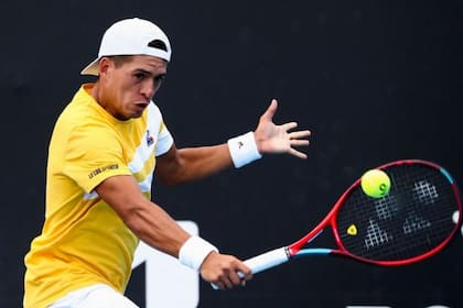 El argentino Sebastián Báez está disputando, en Australia, su primer cuadro principal de Grand Slam.