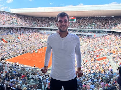 El argentino Tomás Etcheverry, la revelación de Roland Garros 2023