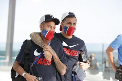 El argentino y el brasileño se hicieron grandes amigos en el PSG y se divierten juntos. Crédito: Instagram