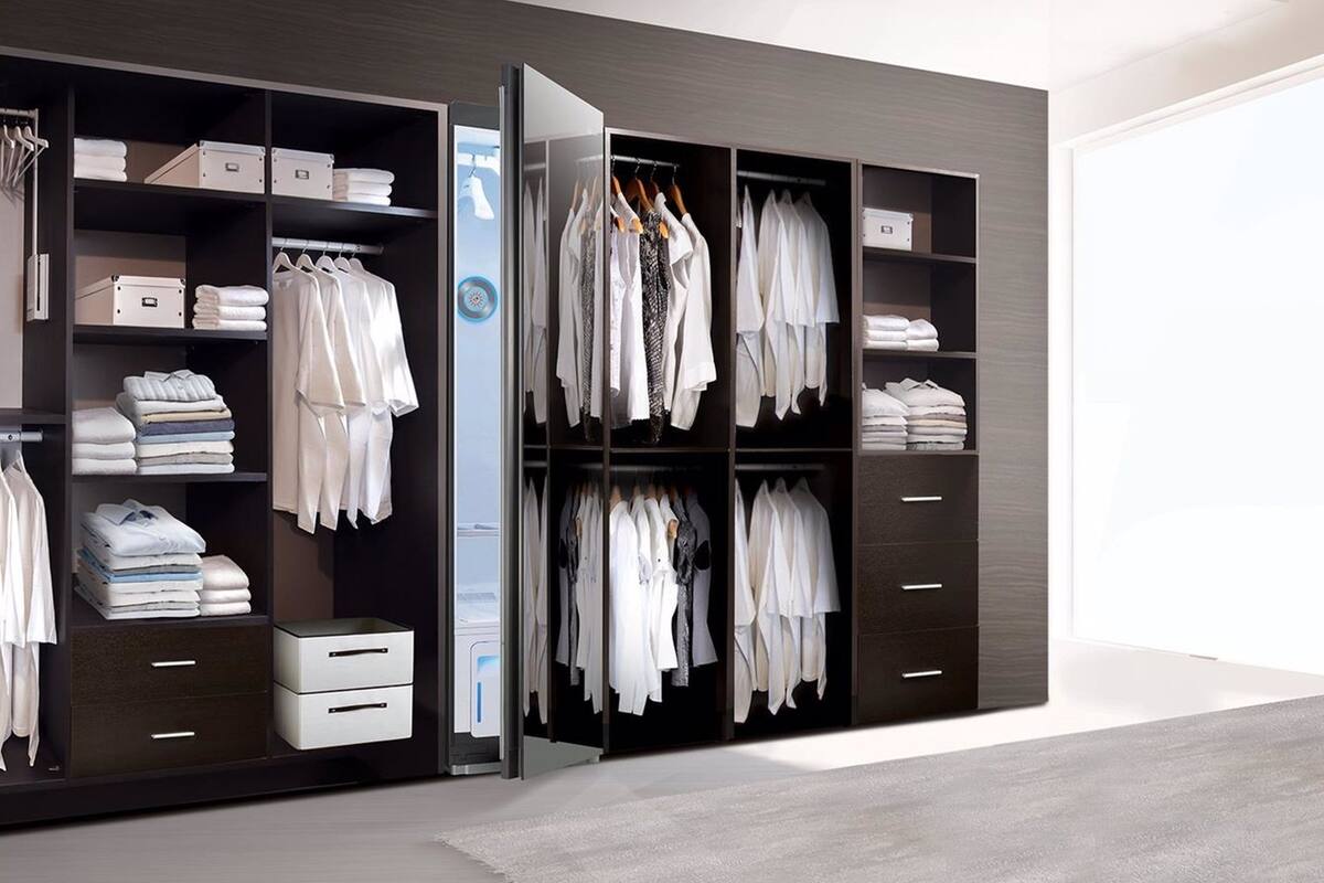 El armario Vapor Cleaner Styler de LG elimina el 99% de bacterias y virus de la ropa en 2 horas