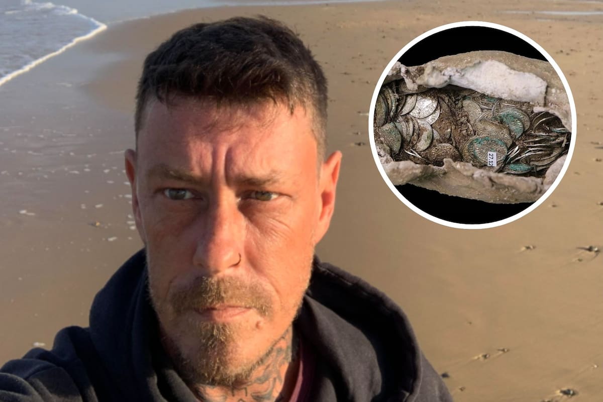 El arqueólogo novato que halló el tesoro de monedas es de la zona donde se realiza la construcción