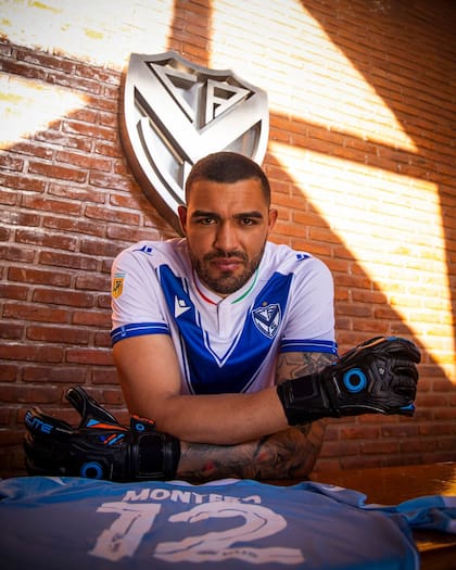 El arquero colombiano Alvaro Montero, en julio de 2025, cuando se sumó a Vélez