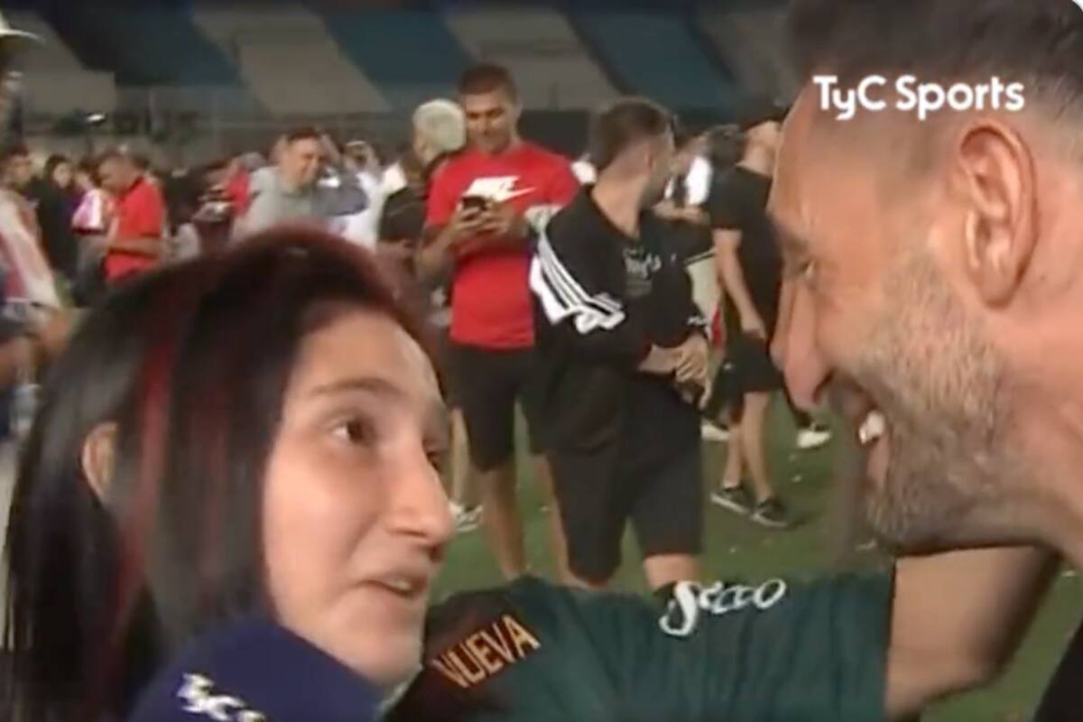 El arquero de Barracas se emocionó por las palabras de su hija