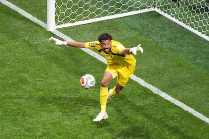 El arquero Vozinha durante el partido de fútbol del Grupo H de la Copa Mundial entre España y Cabo Verde