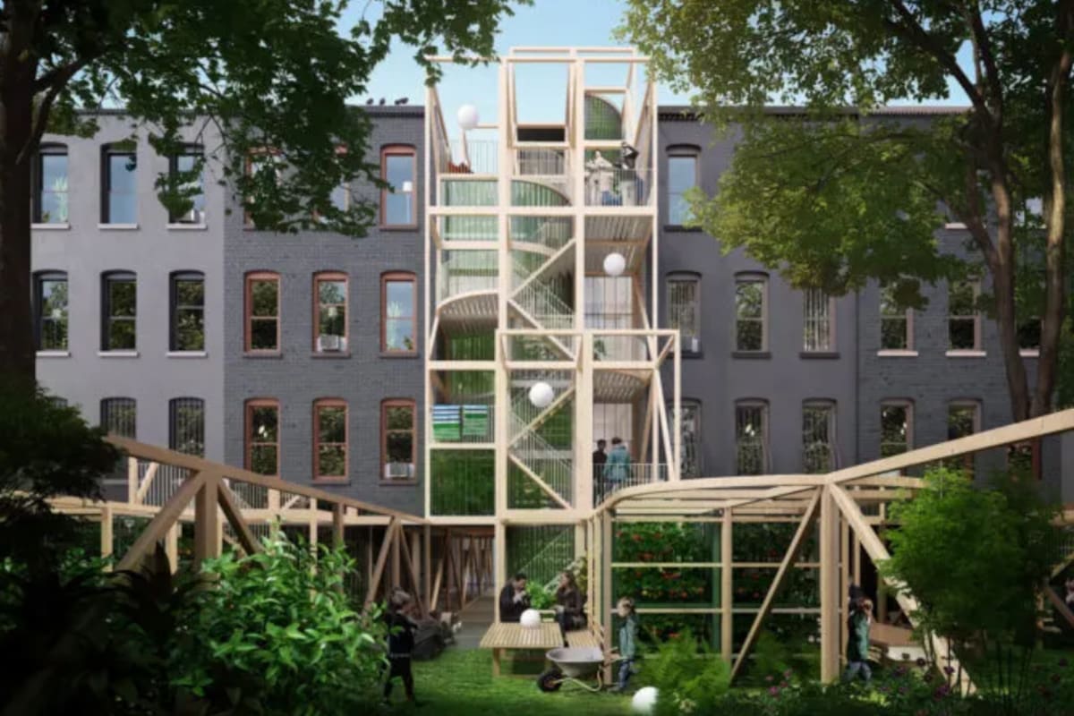 El arquitecto Andreas Tjeldflaat desarrolló un concepto de diseño de vivienda que fomenta la interacción social