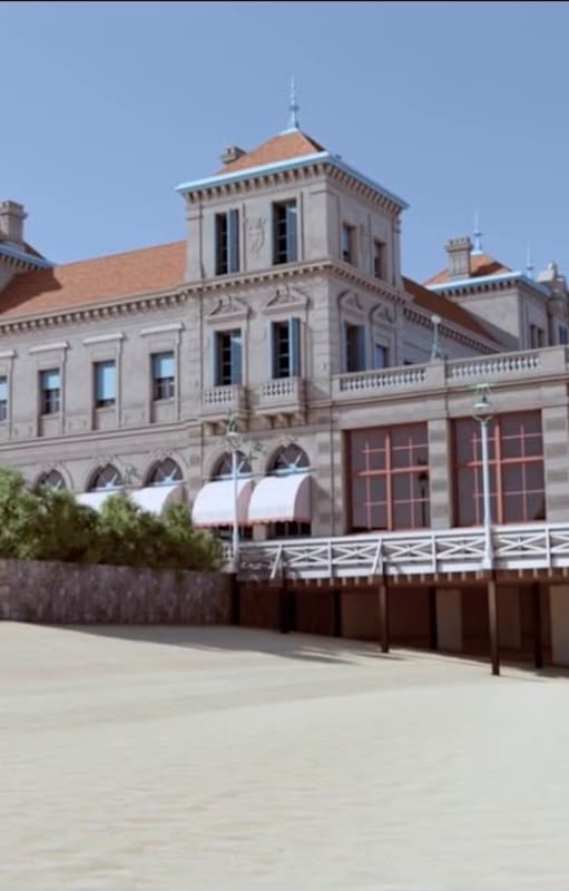 El arquitecto Daniel Thul realizó una reconstrucción virtual del Hotel de Los Pocitos