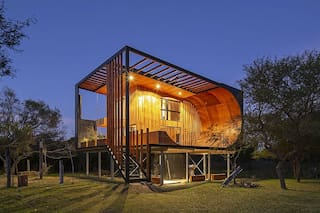 Así es la casa del Delta que tiene una pista de skate en su frente y es autosuficiente