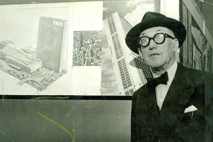 El arquitecto francés Le Corbusier diseño un plano para construir un aeródromo en una isla artifical frente a la ciudad de Buenos Aires