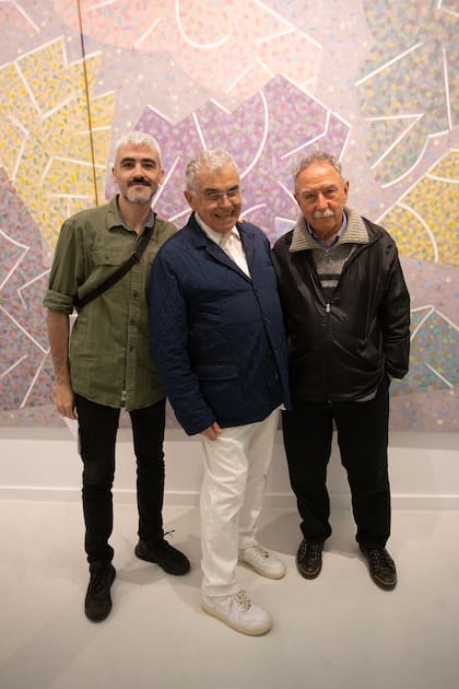El arquitecto Juan Ruades, Giménez y Eduardo Szwarcer.