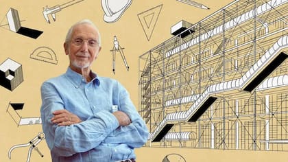 El arquitecto Renzo Piano, coautor del diseño con Richard Rogers, nunca pensó que se iban a ganar