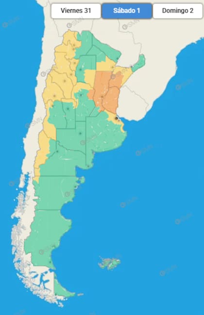El arranque del mes tendrá varias zonas afectadas