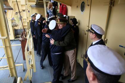 El arribo del buque Almirante Irízar