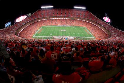 El Arrowhead Stadium, colmado como lo estará esta noche con los colombianos.