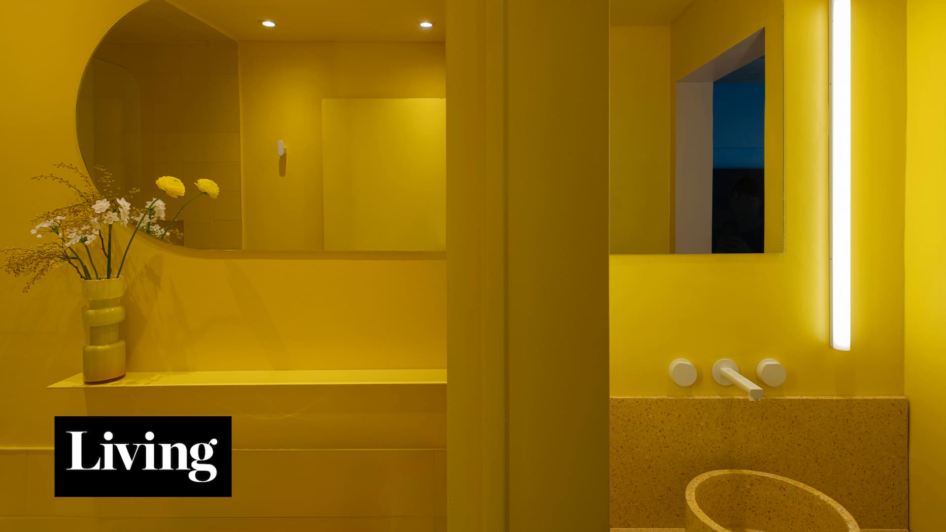 LIVING baño amarillo