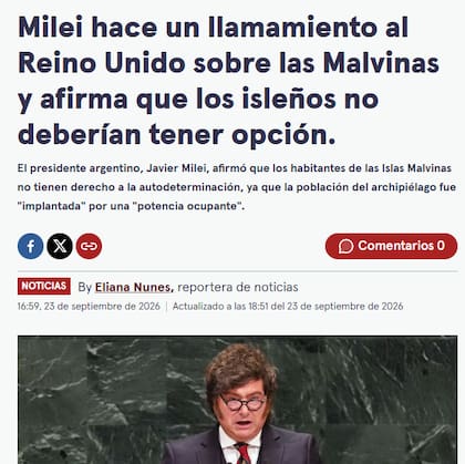El artículo de The Mirror