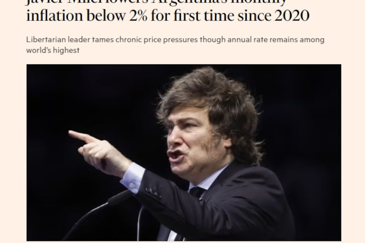 El artículo del Financial Times sobre Milei.