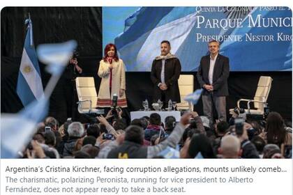 El artículo salió publicado hoy