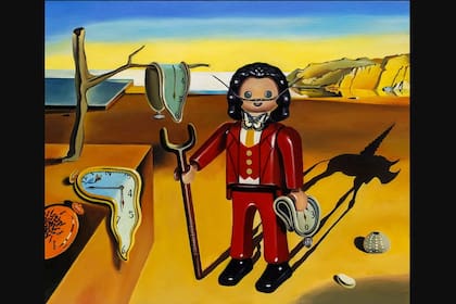 El artista francés Pierre-Adrien Sollier recreó con muñecos Playmobil obras maestras de la pintura universal en cuadros que exhibe en la galería virtual www.solliergallery.com