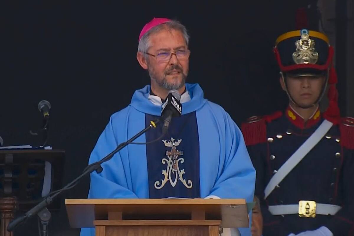 El Arzobispo de Mercedes-Luján, monseñor Jorge Eduardo Scheinig