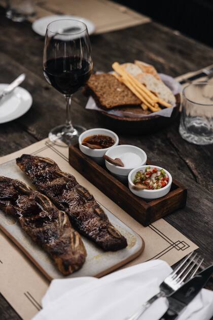 El asado banderita de Happening