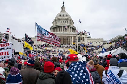 El asalto al Capitolio por seguidores de Trump en Washington, Estados Unidos, el 6 de enero del 2021
