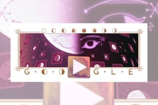 Con un doodle interactivo, Google celebra el ascenso de la media luna de abril