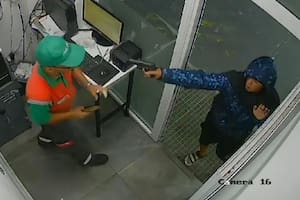 El asesinato de Bruno Bussanich fue captado por una cámara de seguridad