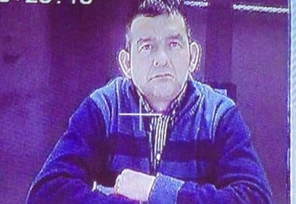 El asesino en el juicio (Twitter @CableNoticias)