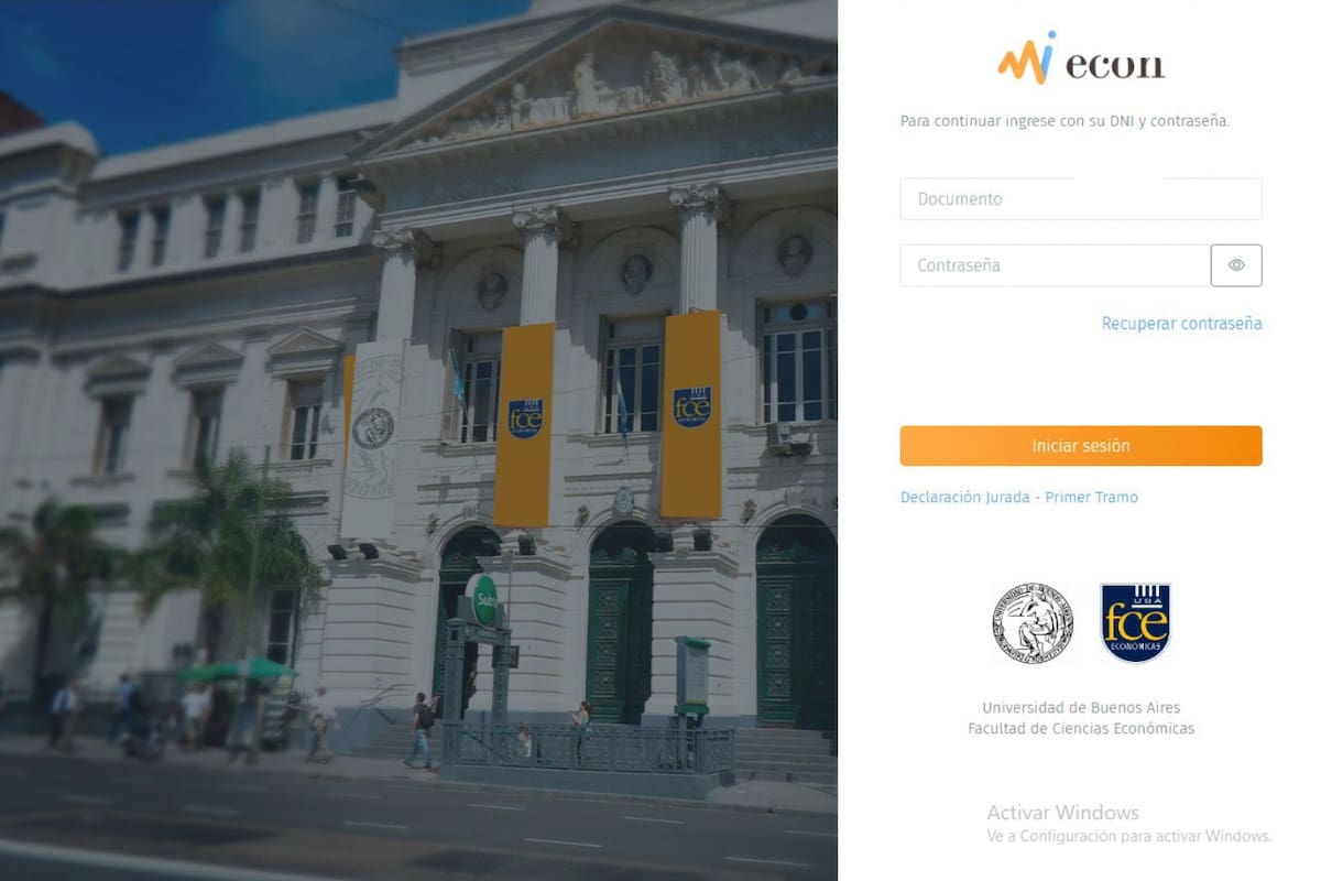El Asistente de Cátedra "Mi econ" de la Facultad de Ciencias Económicas de la UBA