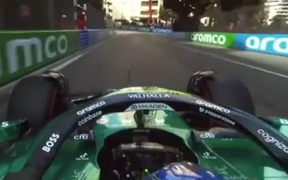 El Aston Martin de Fernando Alonso no pudo terminar la carrera