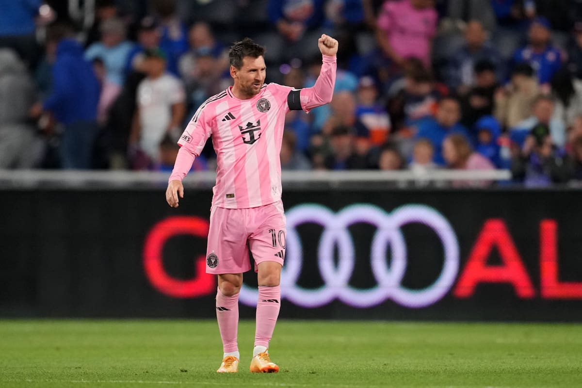 El astro argentino volvió a dar cátedra en la liga estadounidense