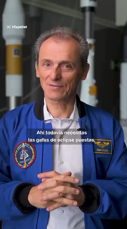 El astronauta afirmó que España no vive un eclipse solar desde hace 100 años