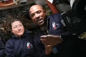 El astronauta dejó un mensaje que resonó en el público (Foto: X)