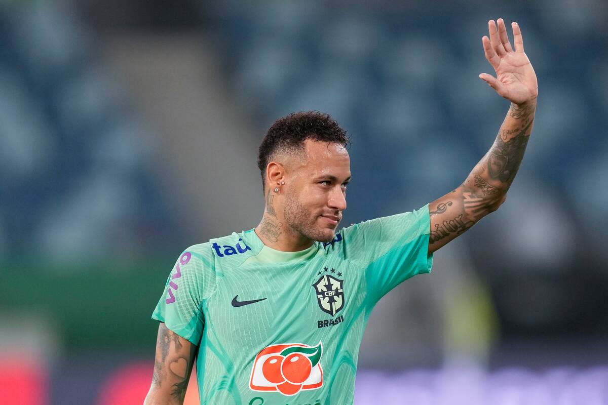 El atacante brasileño Neymar no actúa en la selección de Brasil desde octubre de 2023 y su presencia en el Mundial 2026 es una incógnita