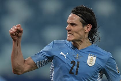 El atacante Edinson Cavani, una de las bajas de peso que tendrá Uruguay para la doble jornada de Eliminatorias.