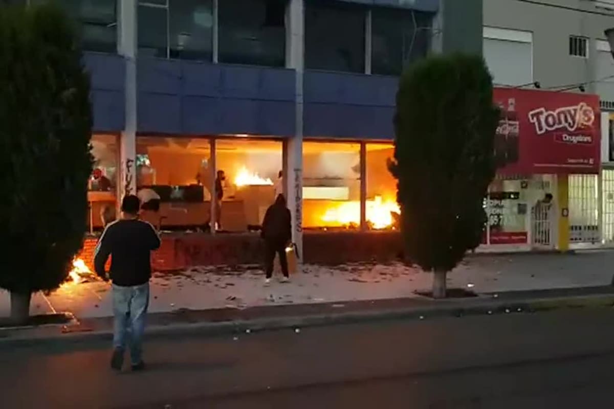 El ataque a la redacción del diario El Chubut