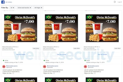El ataque utilizó un malware que tuvo como objetivo los usuarios de México y Brasil mediante el uso de spam en correo electrónico y la distribución del campañas aprócrifas en Facebook