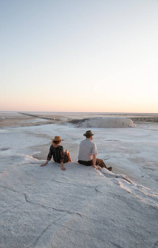 El atardecer es el mejor momento del día para visitar el salar.