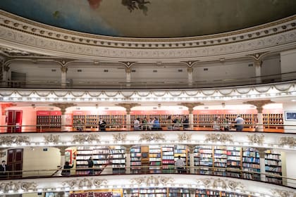 El Ateneo Grand Splendid fue el espacio ideal para reencontrarse con estos personajes históricos.