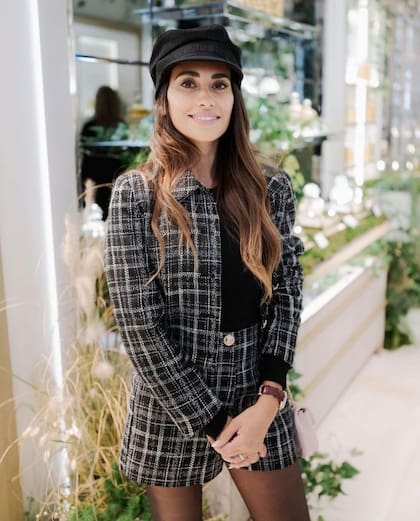 El atuendo otoñal de Antonela Roccuzzo