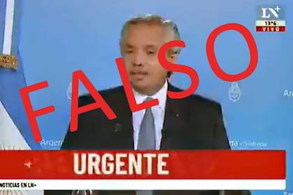 El audio fue tomado y editado en diferente orden de una emisión de LN+