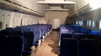 El aula avión es una iniciativa pensada, diseñada y construida por uno de los profesores con sus recursos
