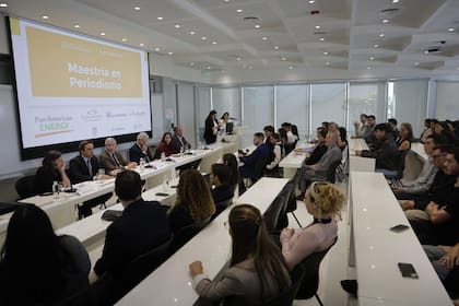 El aula magna del Campus Di Tella en el barrio porteño de Núñez