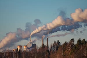El aumento de la temperatura está relacionado con una mayor concentración de gases de efecto invernadero en el aire