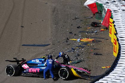 El australiano Jack Doohan, de Alpine, tuvo un grave accidente en la FP2 del Gran Premio de Japón