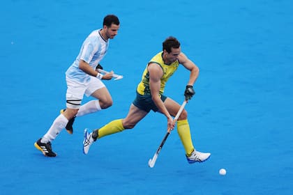 El australiano Tom Craig, durante el partido por el grupo B ante Argentina; fue detenido este miércoles en París tras ser observado por la policía comprando cocaína en un barrio de la capital francesa